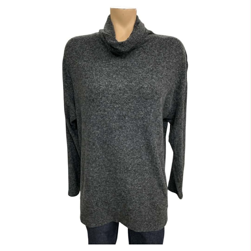 Hyba Charcoal Turtleneck Sweater Size M